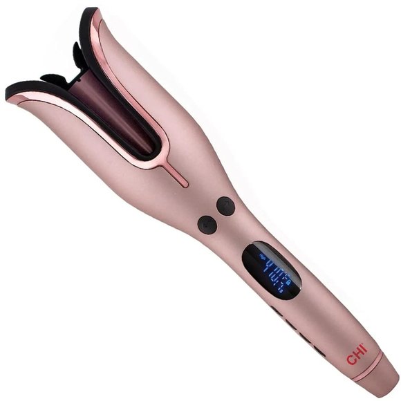 CHI Spin N Curl ceramic rotating curler, PINK - Picture 1 of 11